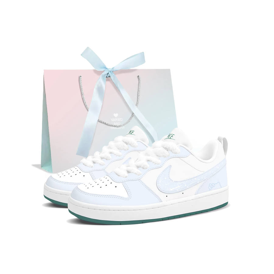 Nike Nike Court Borough Skateboard Shoes Unisex Low Top Blue
