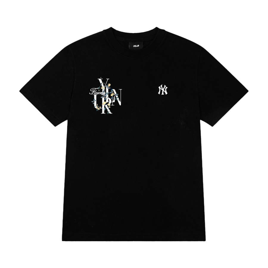 MLB MLB T Shirts Unisex Black Crew Neck Moderate