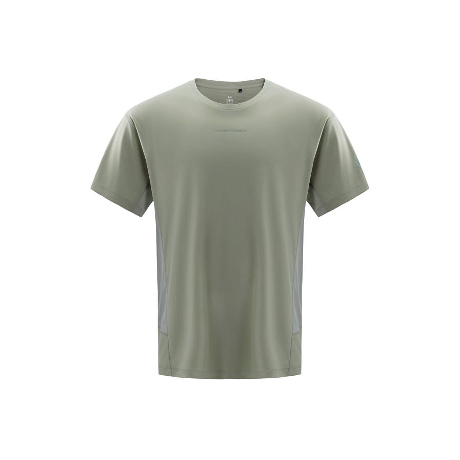 Under Armour SS25 T Shirt Men's Light Gray Green