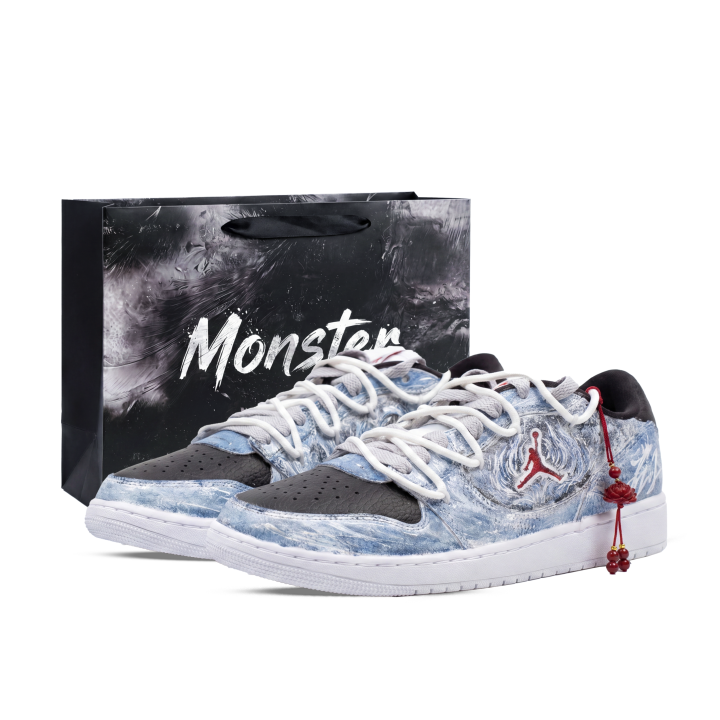 Jordan Jordan COURT CONNECT Skateboard Shoes Men's Low Top White/Blue