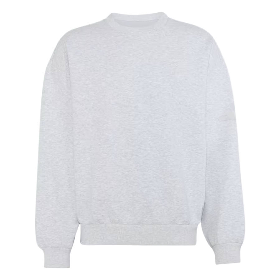 Adidas Adidas Sportswear Sweatshirts Men's Light Gray Heather Crew Neck Moderate