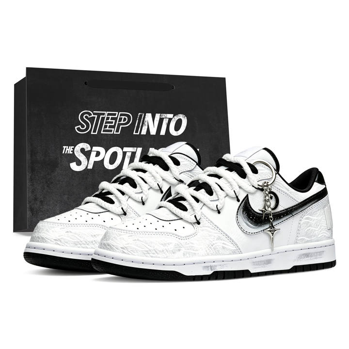 Nike Nike Big Skateboard Shoes Men's Low Top White