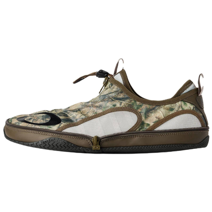 Balenciaga Skateboard Shoes Men's Low Top Green
