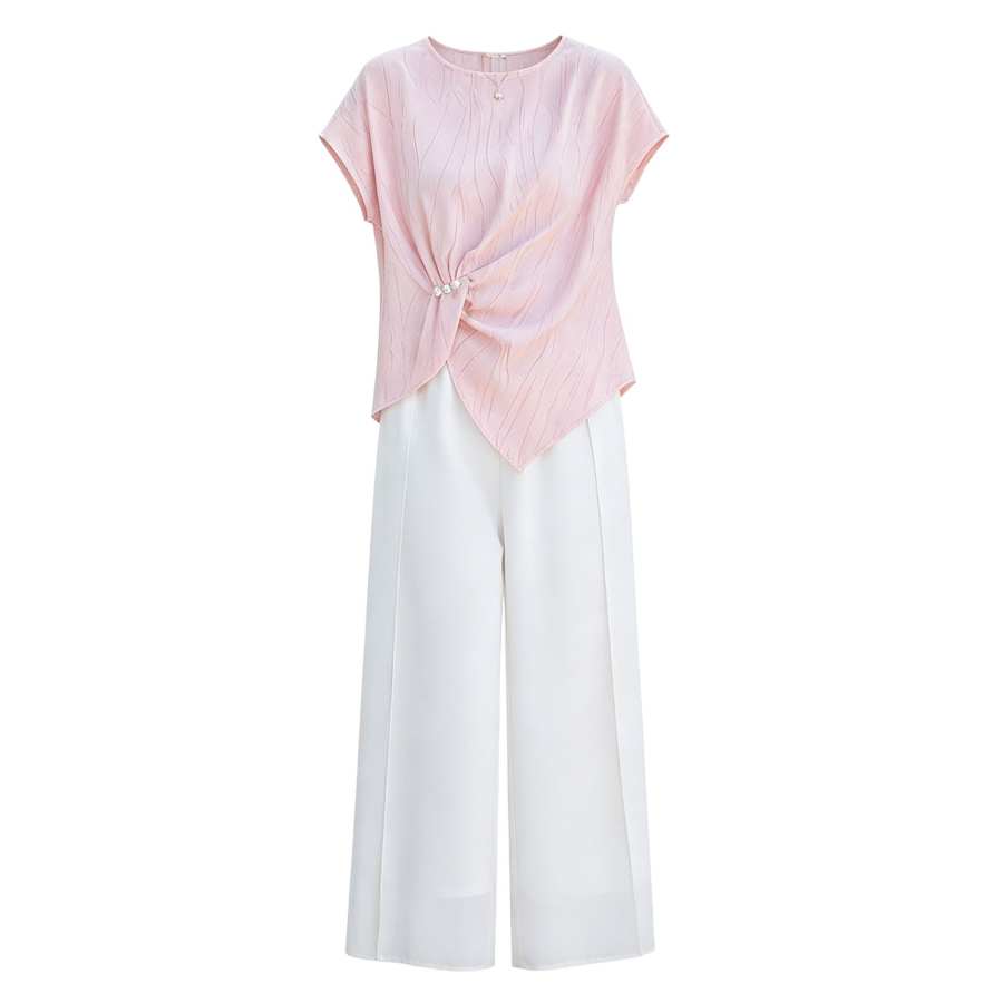 Sugarfunk Sugarfunk Casual Suits Women's Crew Neck Thin