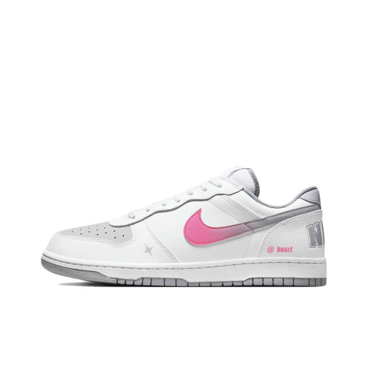 Nike Nike Big Skateboard Shoes Men's Low Top White/Gray