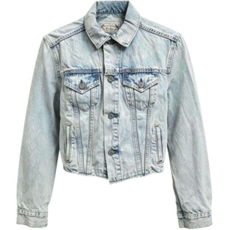 Polo Ralph Lauren Jackets Women's Blue Lapel Moderate Other