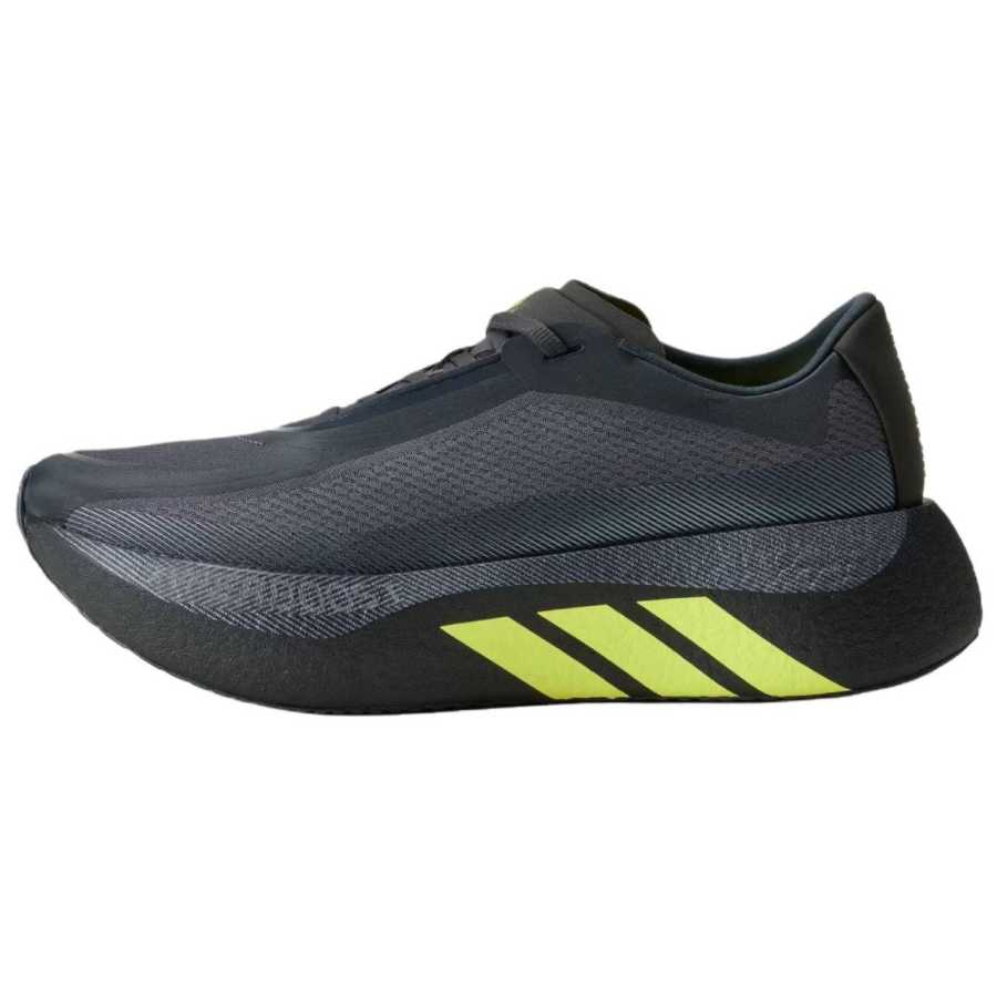 Adidas Adidas Hyperboost Edge Running Shoes Men's Low Top Carbon Black/Bright Yellow/Five Gray