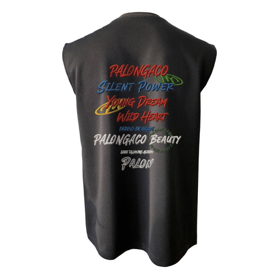 PAL ONGACO Tank Tops Unisex Crew Neck Moderate