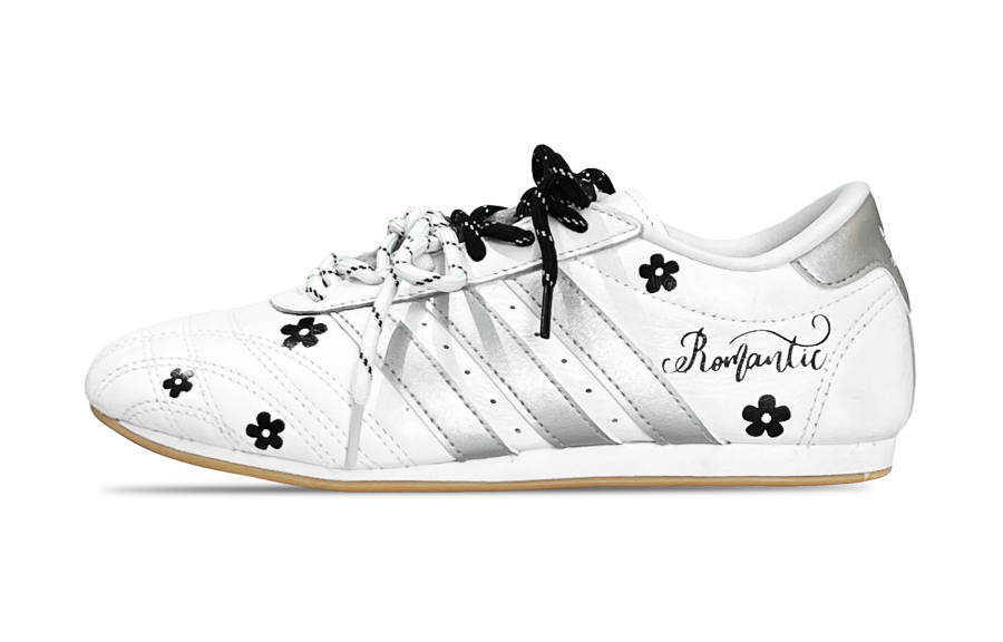 Adidas Originals Taekwondo Casual Shoes Unisex Low Top White/Silver/Black
