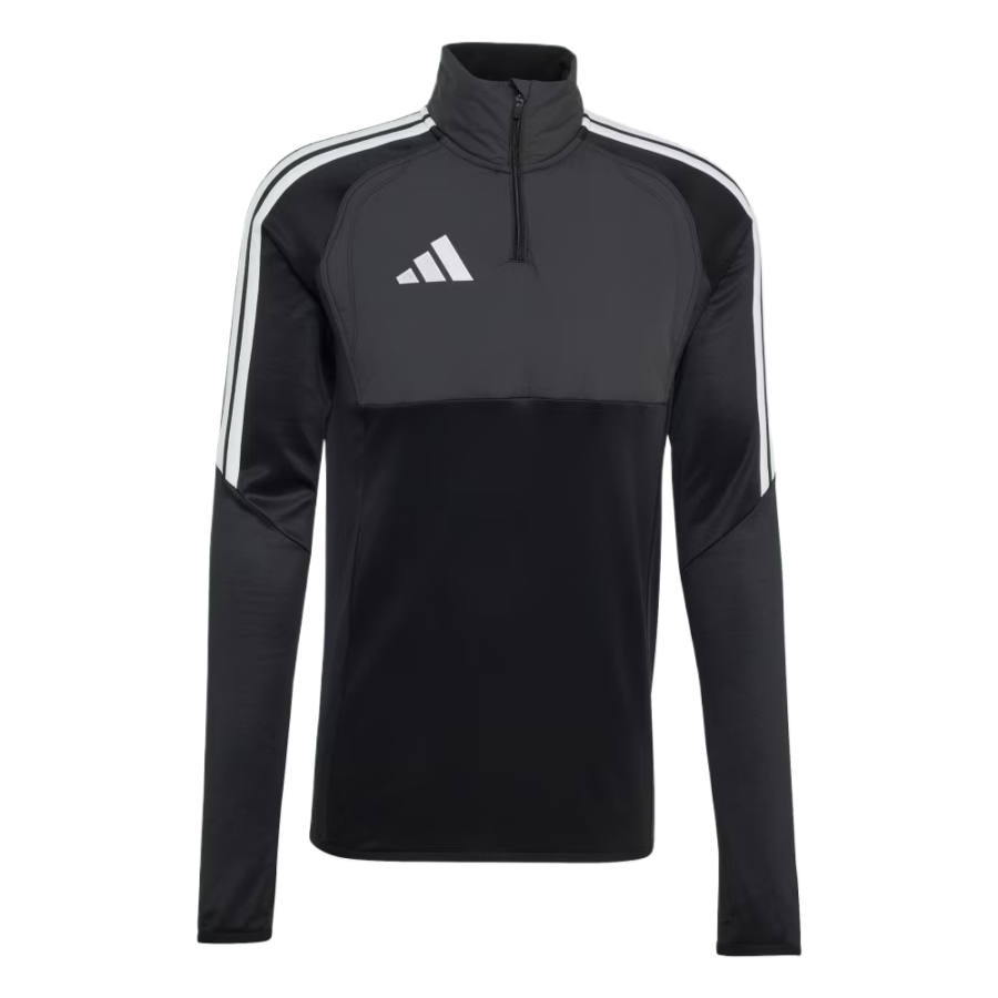 Adidas Adidas Soccer Jerseys Men's Black/White Stand Collar Moderate