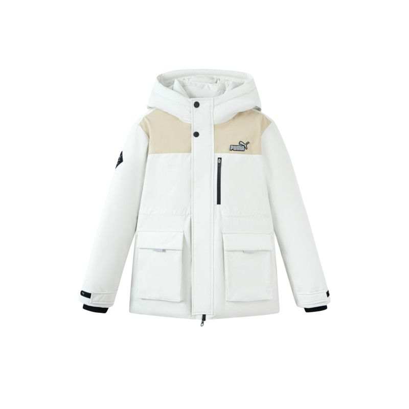 PUMA PUMA Unisex Down Jackets Hooded Non Detachable Thickened