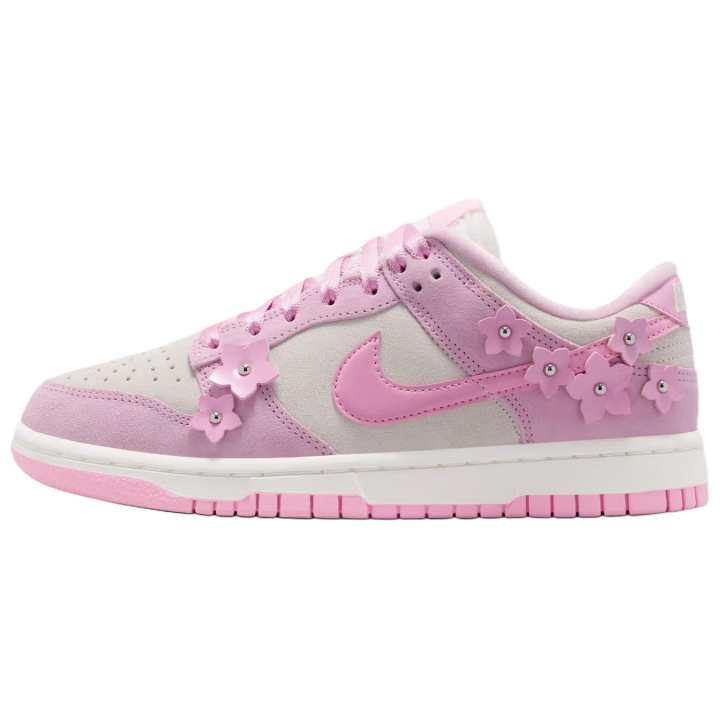 Nike Nike Dunk Skateboard Shoes Women's Low Top Pink White