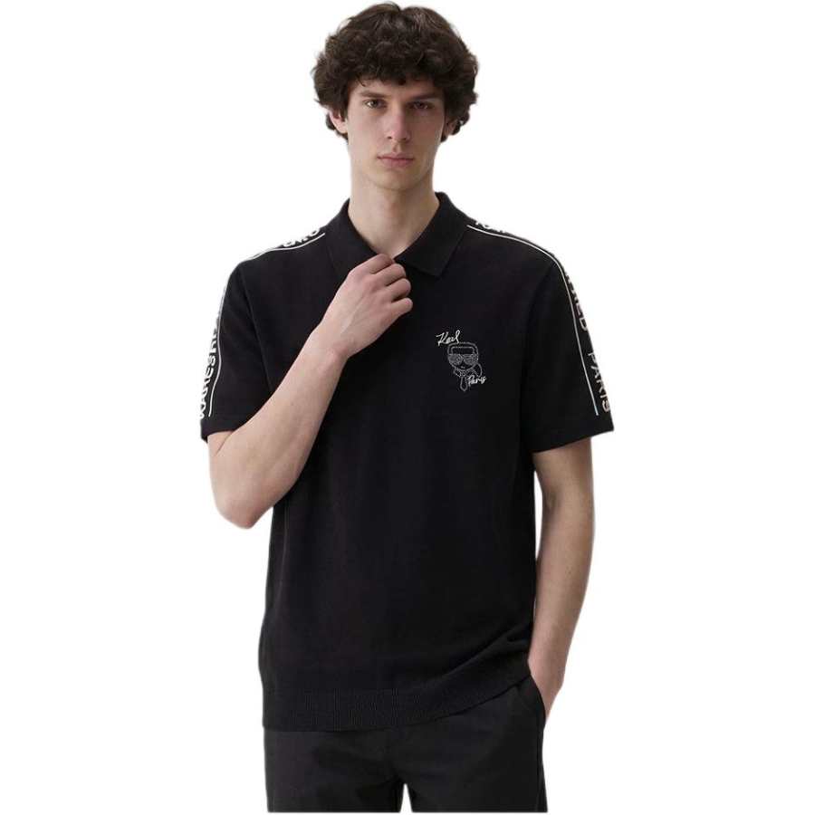 KARL LAGERFELD / Karl Lagerfeld Jeans Polo Shirts Men's Lapel Moderate Straight Fit