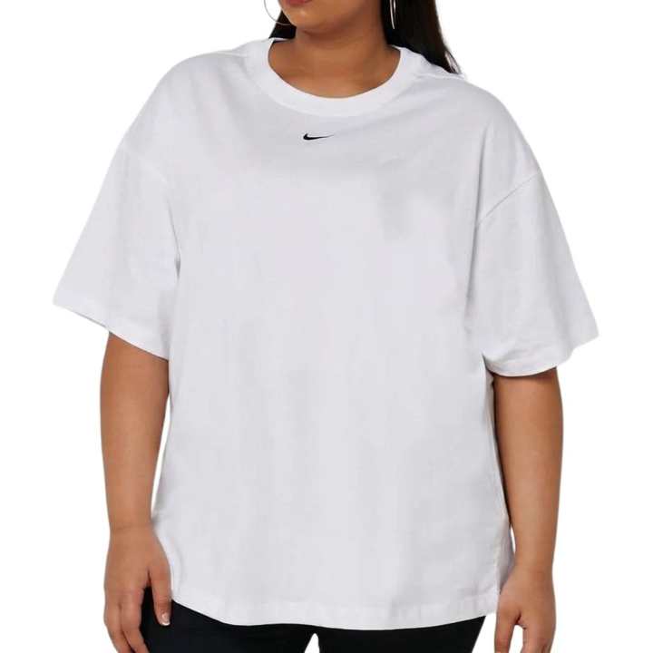 Nike Nike ESSENTIALS T Shirts Women's White Crew Neck Moderate