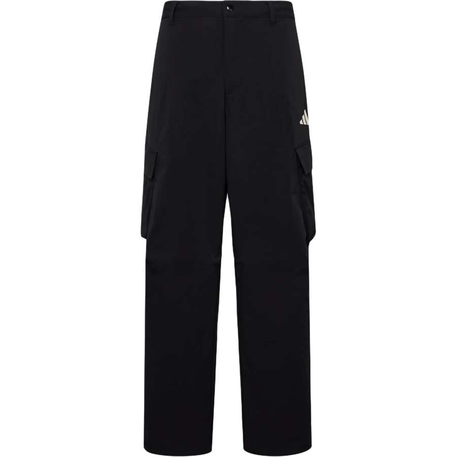 Adidas Adidas Cargo Pants Men's Black Moderate Straight Fit Pants