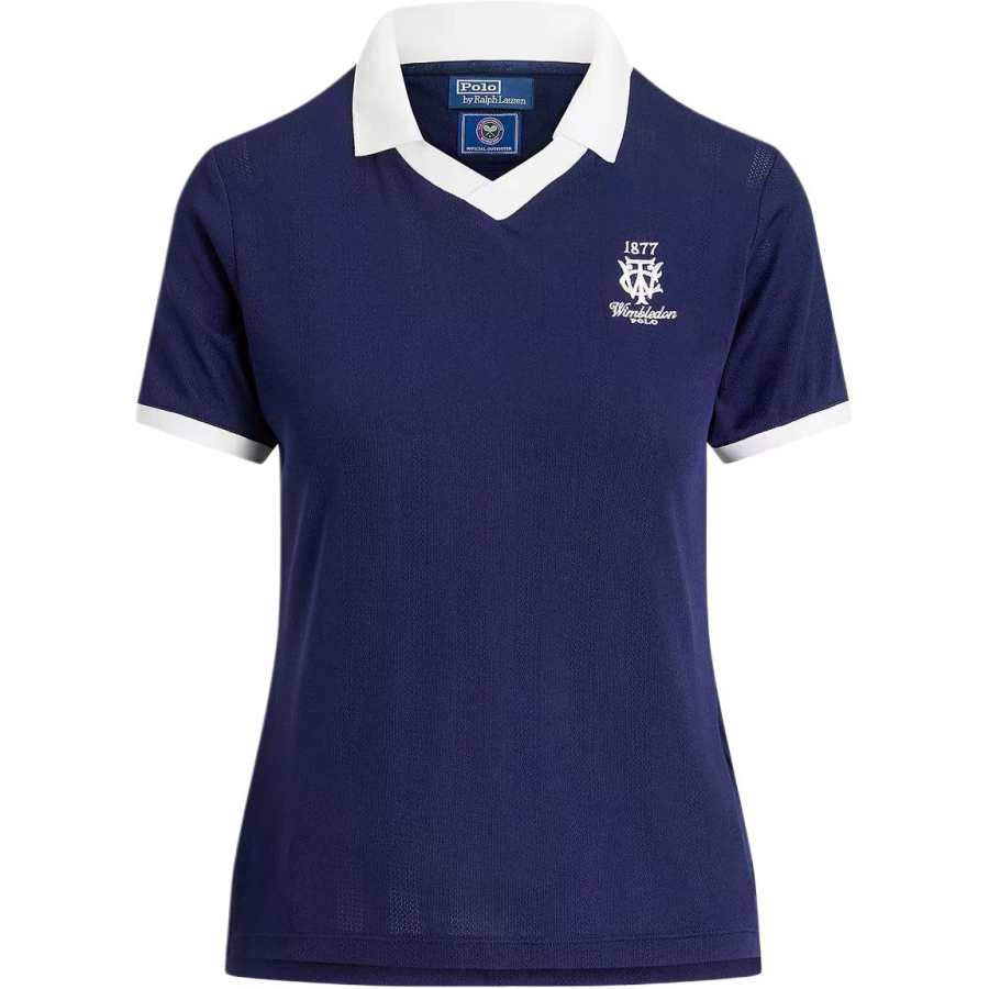 Polo Ralph Lauren Polo Shirts Women's Dark Blue Polo Collar Moderate Straight Fit