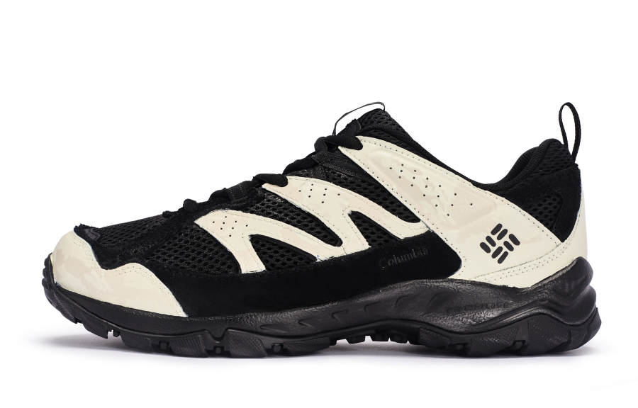 Columbia Mountaineering & Hiking Shoes Men's Low Top Black/Red/Blue/Silver
