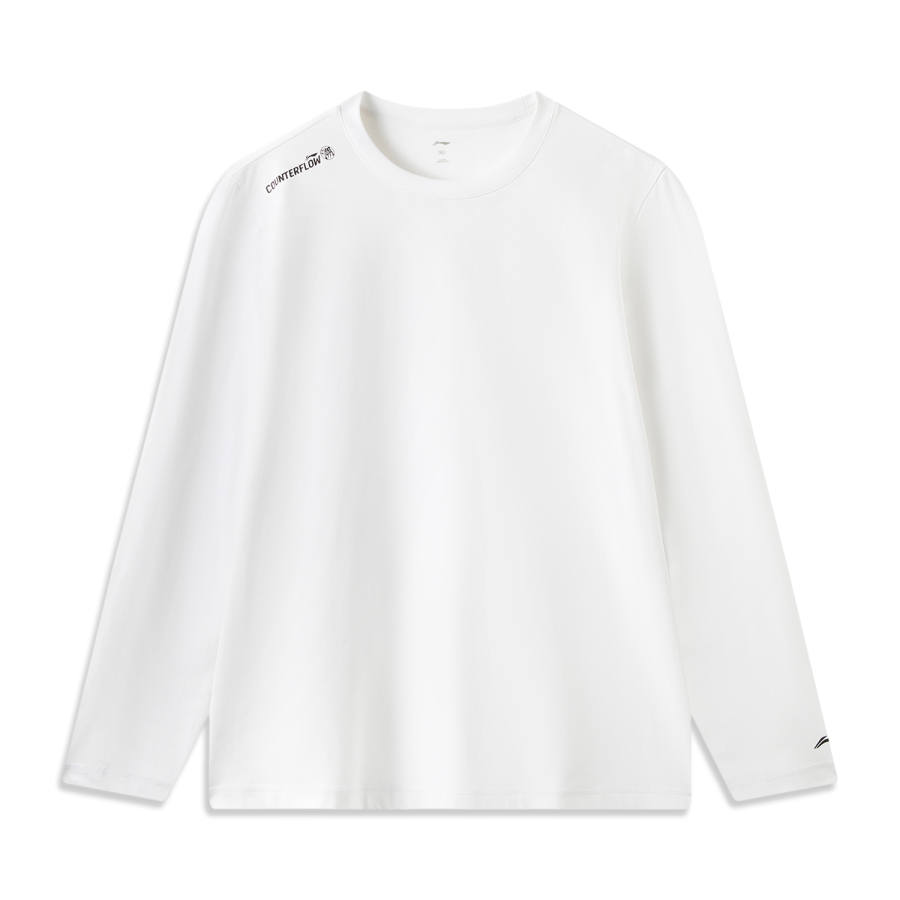 Li-Ning Li Ning Outdoor CF Tracing T Shirts Men's White Crew Neck Moderate