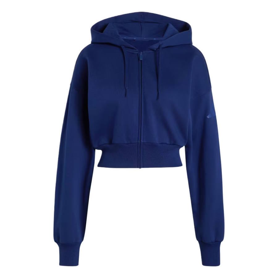 Adidas Adidas ESSENTIALS Sweatshirts Women's Dark Blue Hooded Non Detachable Moderate