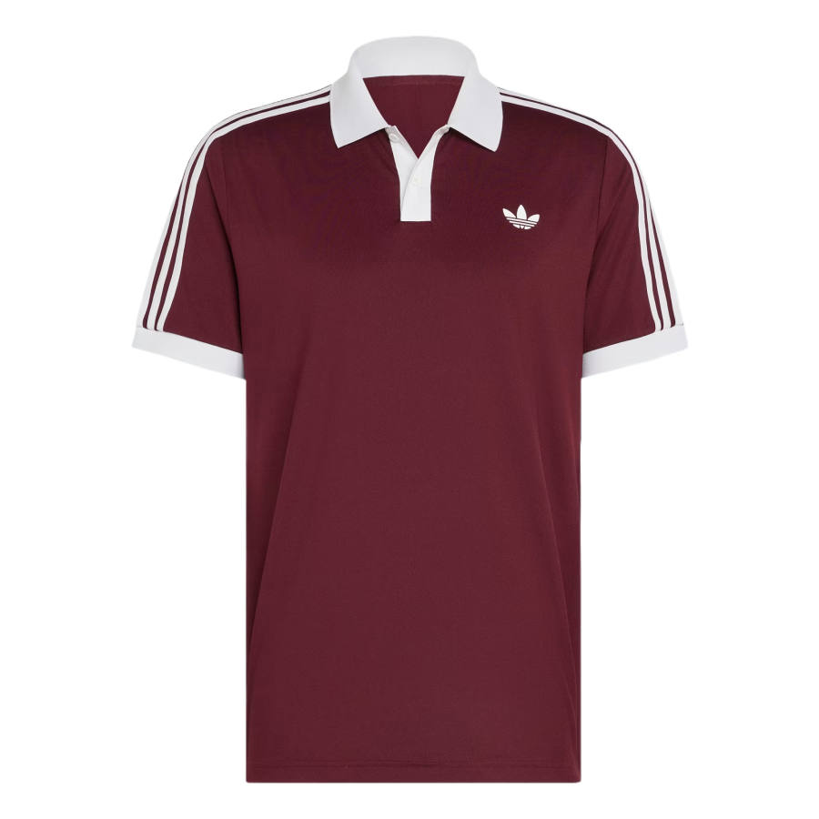 Adidas Originals Sport Performance Tennis Tops Men's Chestnut Polo Collar Moderate
