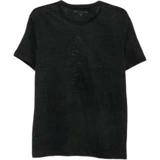 John Varvatos Tank Tops Men's Black Crew Neck Moderate Straight Fit