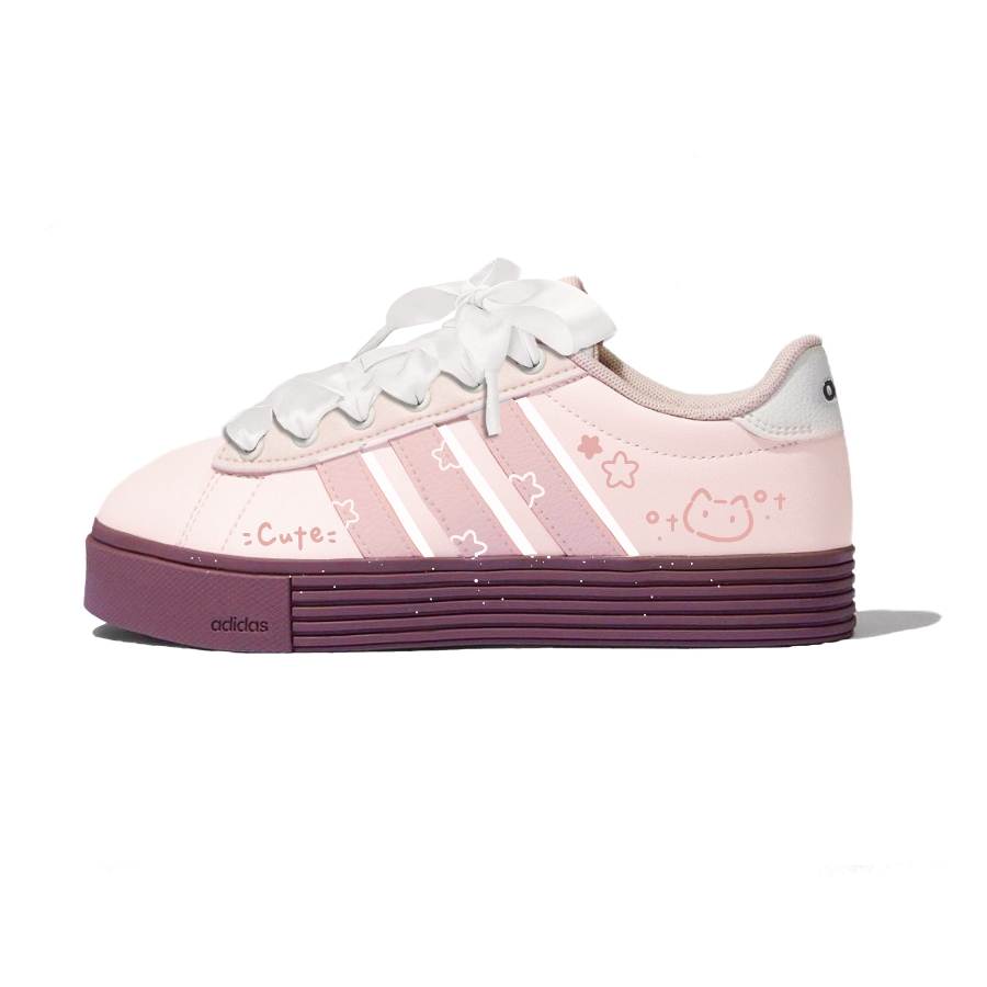 Adidas Adidas Daily 4.0 Skateboard Shoes Women's Low Top Pink