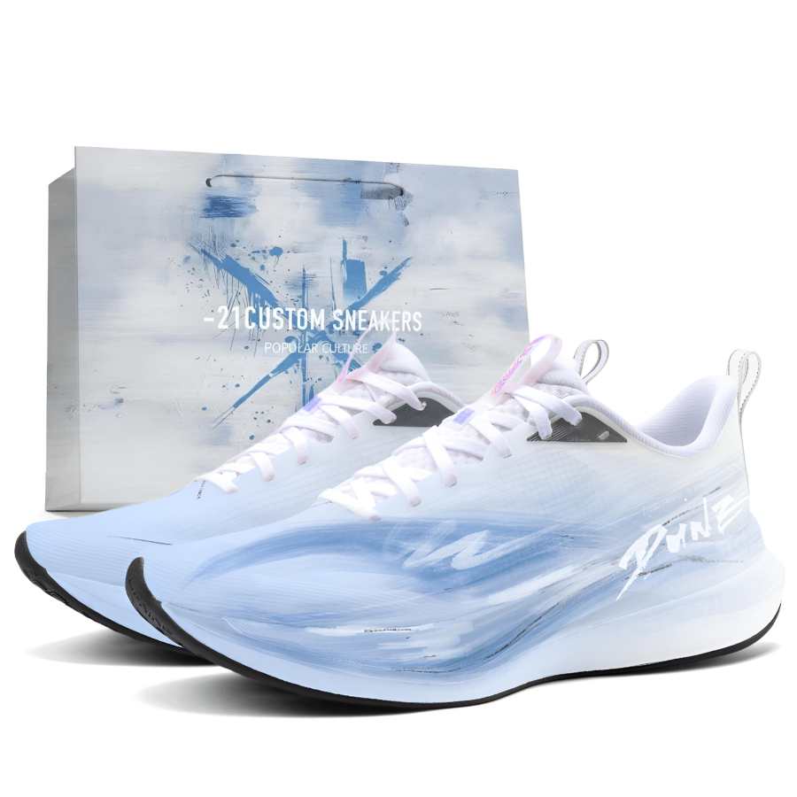 Li-Ning Li Ning Red Hare 9 PRO Running Shoes Men's Low Top Light Celestial Blue
