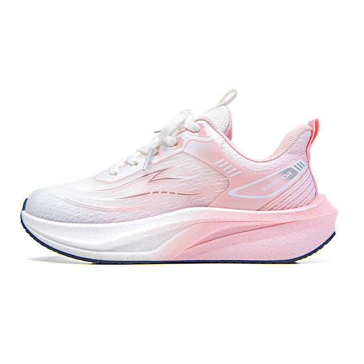 WARRIOR Running Shoes Women's Low Top White Pink