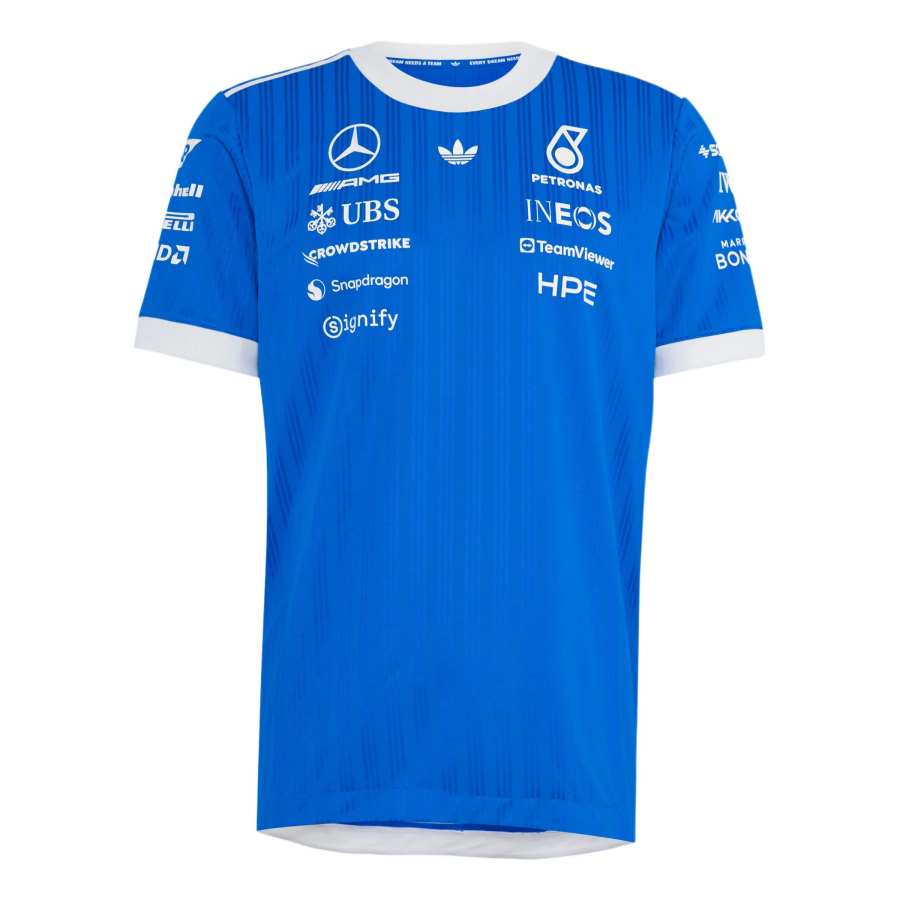 Adidas Originals Racing T Shirts Men's Bird Feather Blue/White Crew Neck Moderate