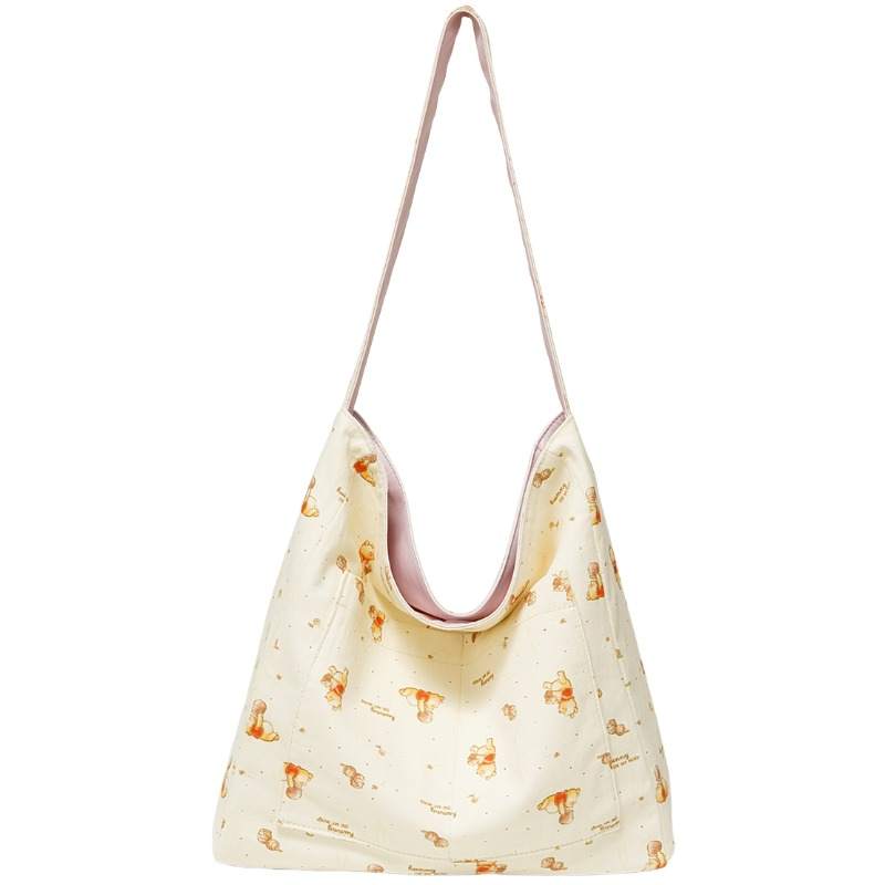 Disney Winnie The Pooh Crossbody Bags Beige