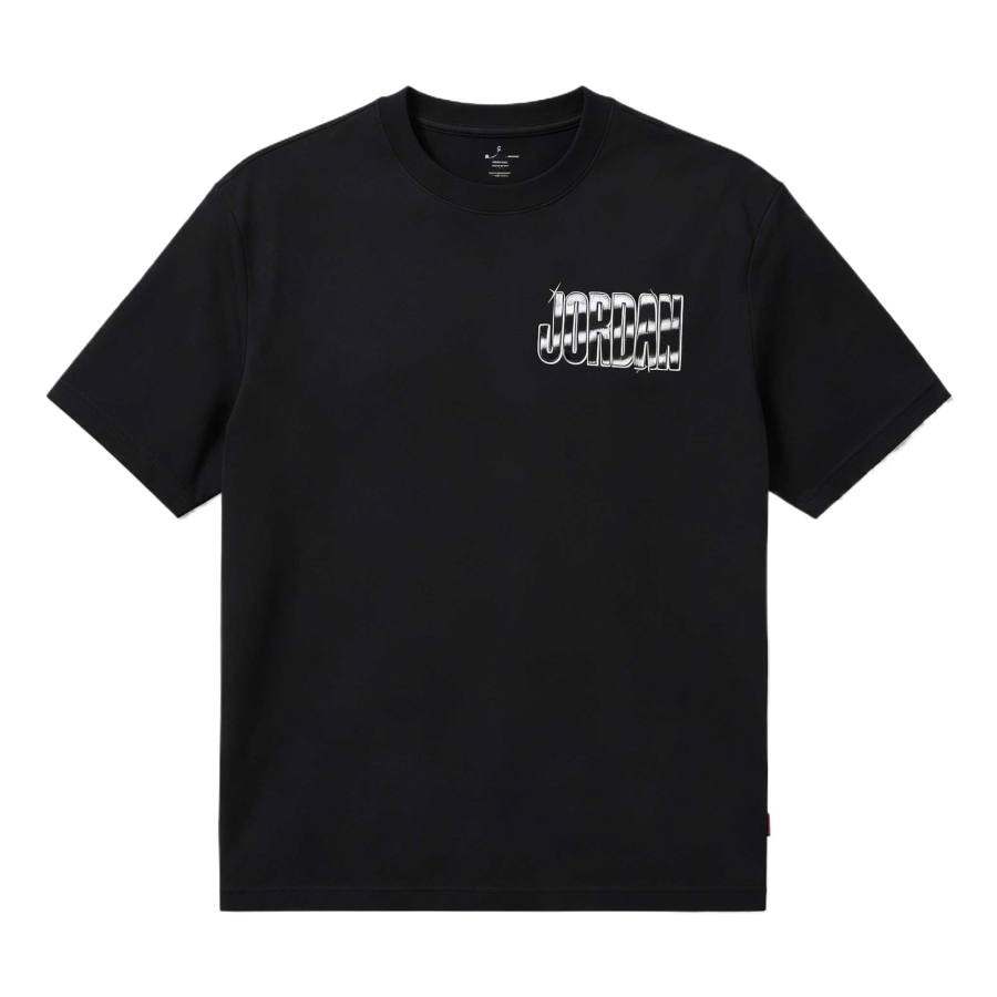 Jordan Jordan Brooklyn T Shirts Men's Black Crew Neck
