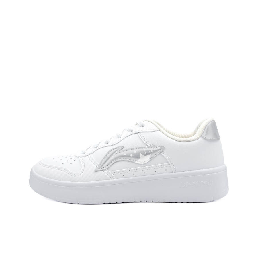 Li-Ning Li Ning Floating Boat Skateboard Shoes Unisex Low Top Silver