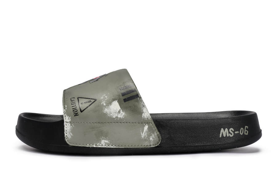 DESCENTE DESCENTE ICING NAS Slide Slippers Unisex Black/Silver