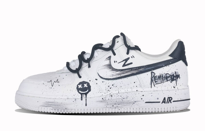 Nike Nike Air Force 1 Skateboard Shoes Unisex Low Top Black