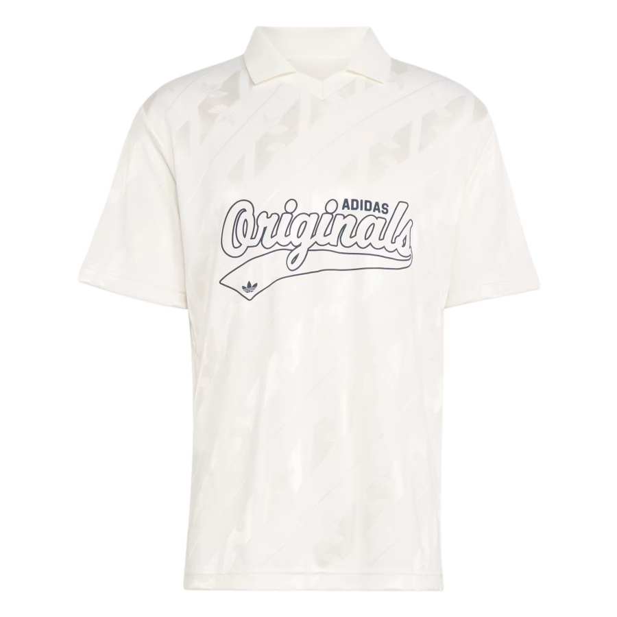 Adidas Originals T Shirts Men's Cloud White V Neck Moderate