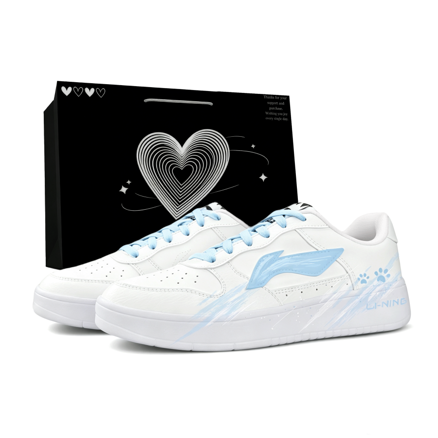 Li-Ning Li Ning Floating Boat Skateboard Shoes Unisex Low Top Blue White