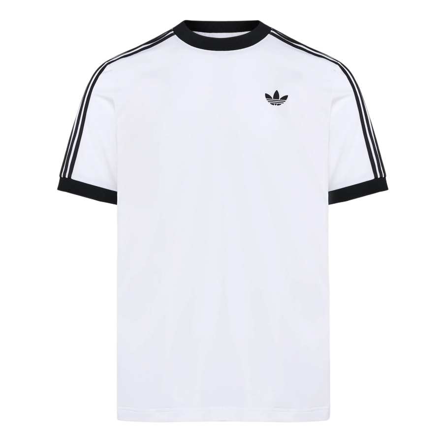 Adidas Originals T Shirts Men's White Crew Neck Moderate