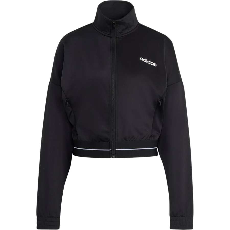 Adidas Adidas Hyperglam Fitness Clothing Women's Black Stand Collar Moderate