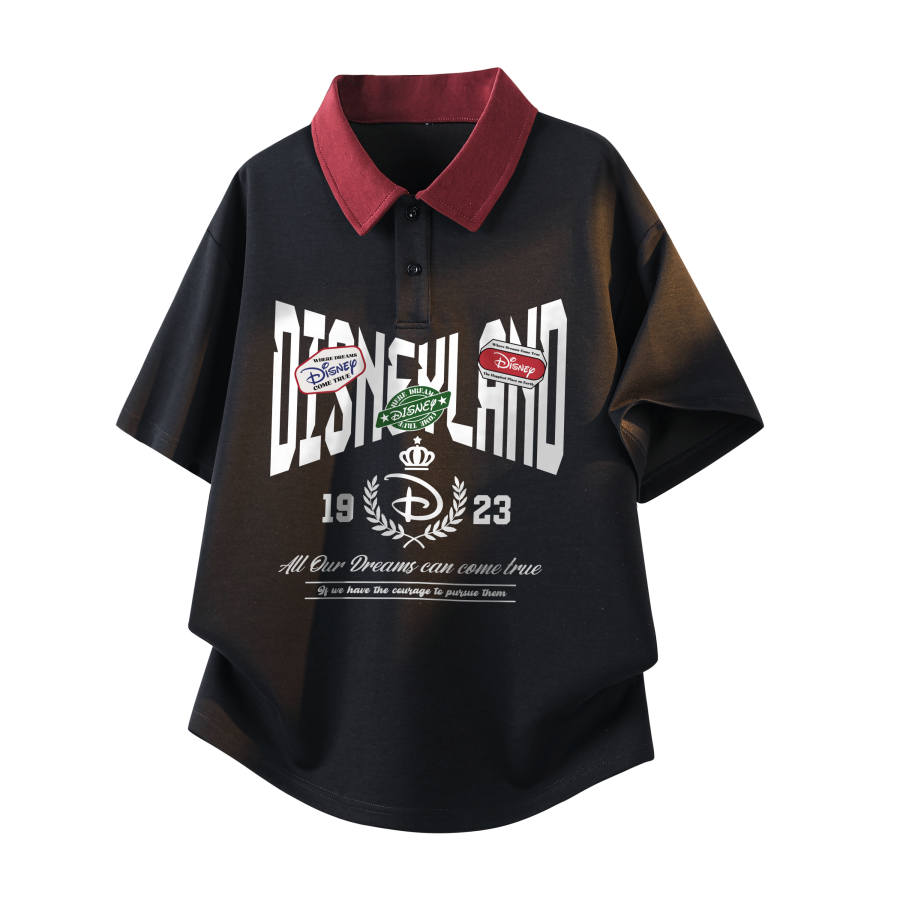 Disney Polo Shirts Unisex Lapel Thin Other