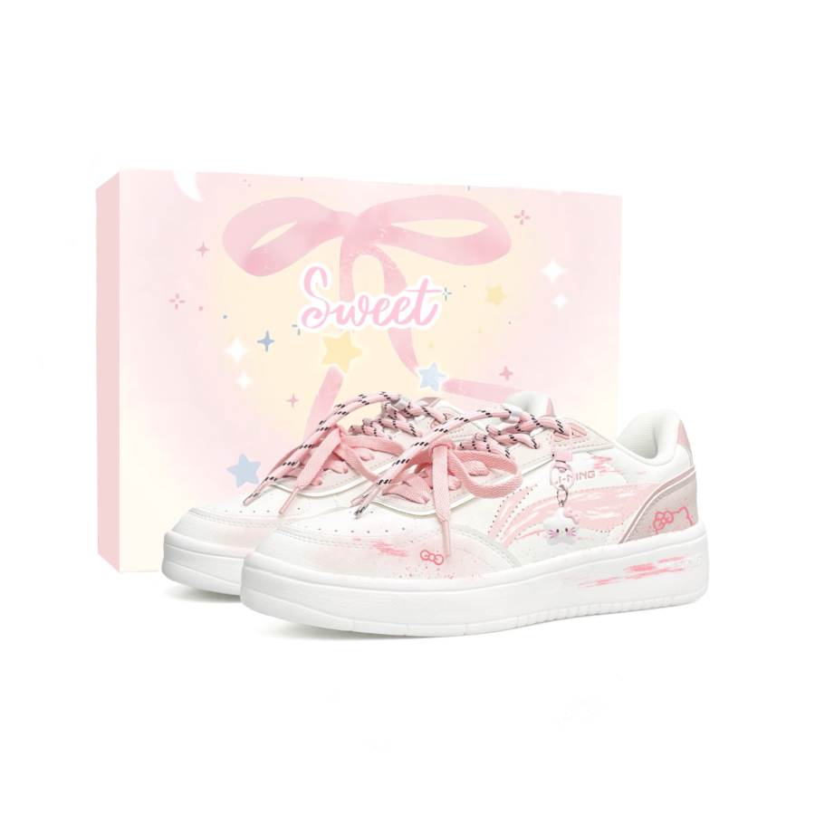 Li-Ning Li Ning Sourdough Skateboard Shoes Women's Low Top White