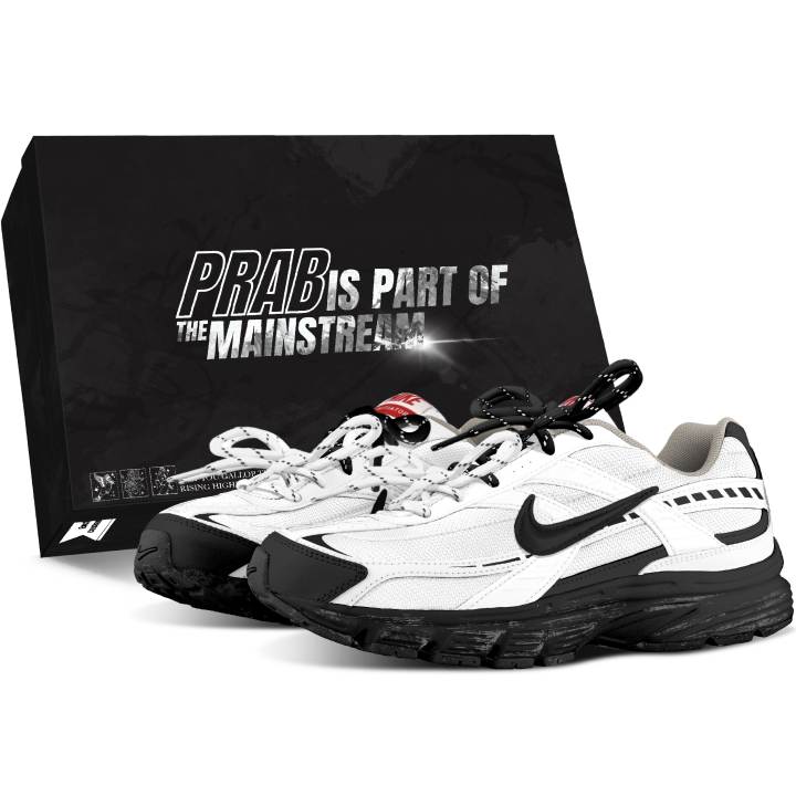 Nike Nike Initiator Running Shoes Unisex Low Top Black/White