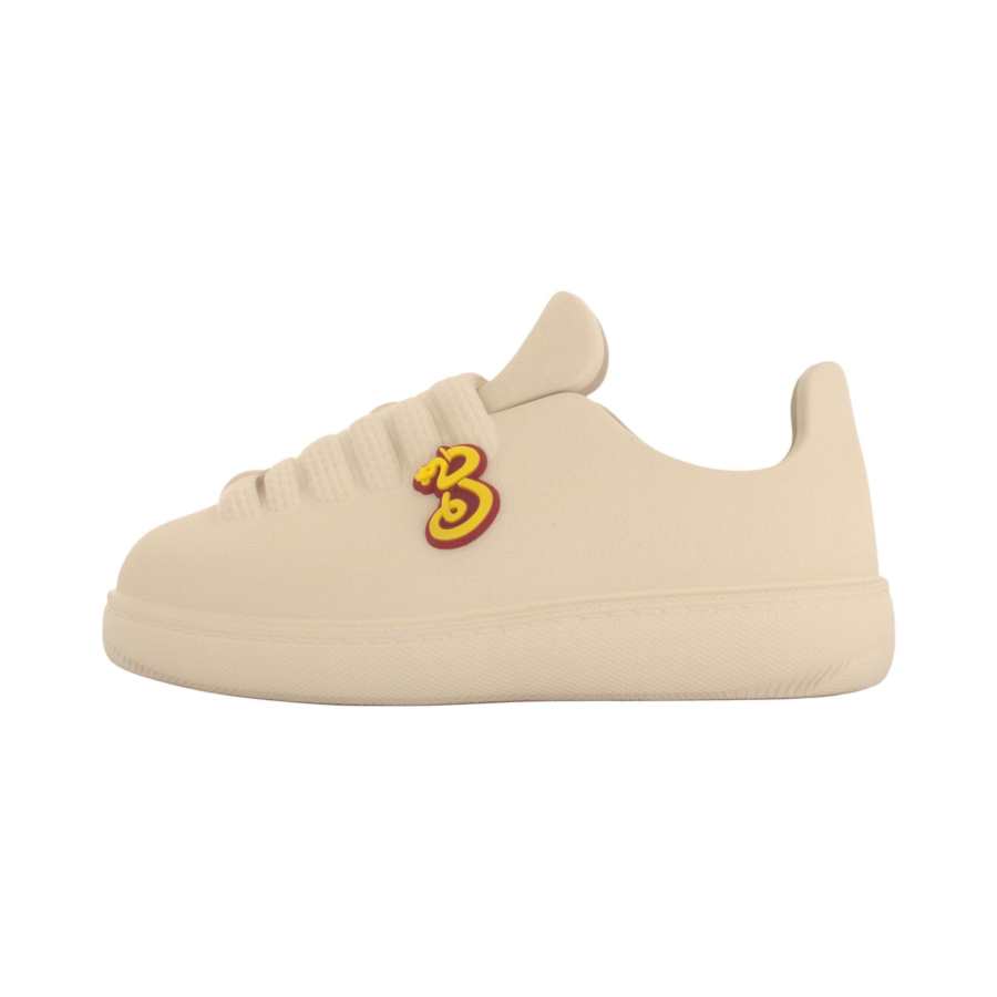 Burberry Box Low top Skateboard Shoes Men's Beige