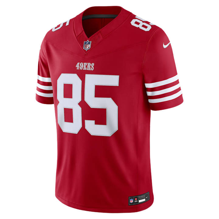 Nike Nike NFL Rugby Jerseys Men's Gym Red V Neck Moderate