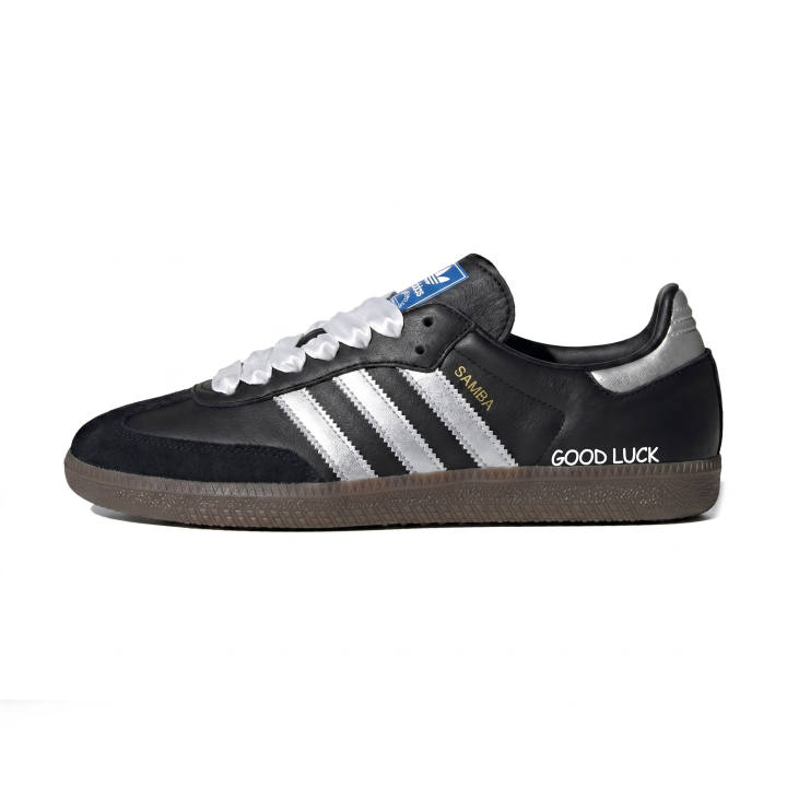 Adidas Adidas Samba OG German Army Trainers Unisex Low Top Black/Silver
