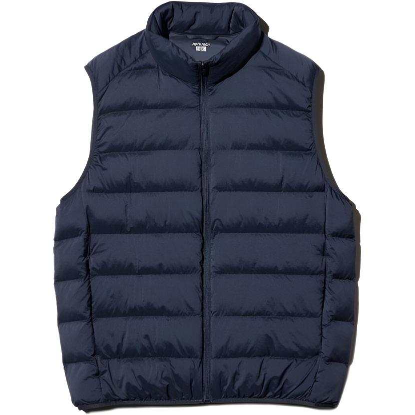 UNIQLO SS26 Vests Men's Navy Blue Stand Collar