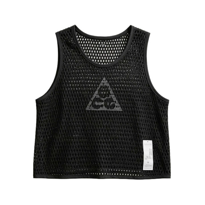 Nike Nike ACG Running Tank Tops Women's Charcoal Gray/Cool Gray Crew Neck Moderate