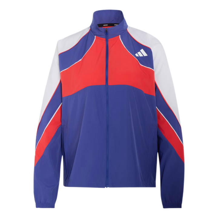 Adidas Adidas Running Jackets Women's Indigo Blue/Translucent Red/White Turtleneck Moderate Other