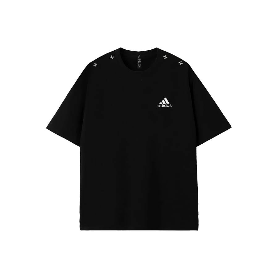 Adidas Adidas MUST HAVES T Shirts Unisex Black Crew Neck Moderate Straight Fit