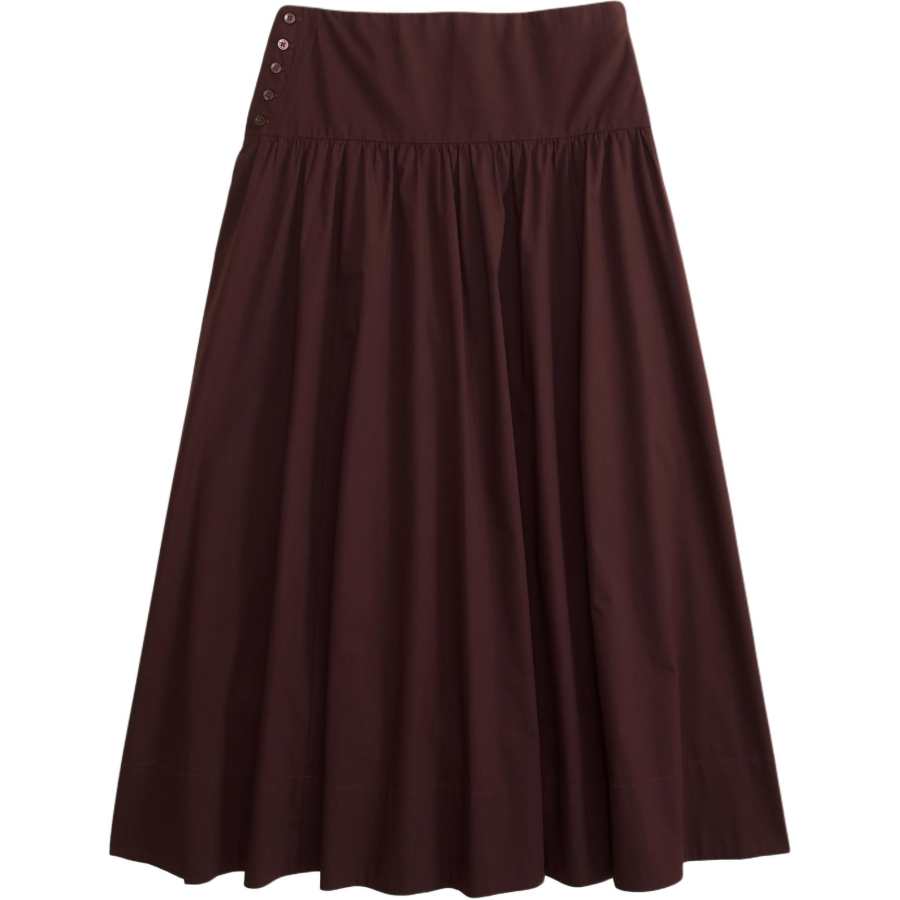 Abercrombie&Fitch Casual Long Skirts Women's Mahogany Moderate Long Skirt Other