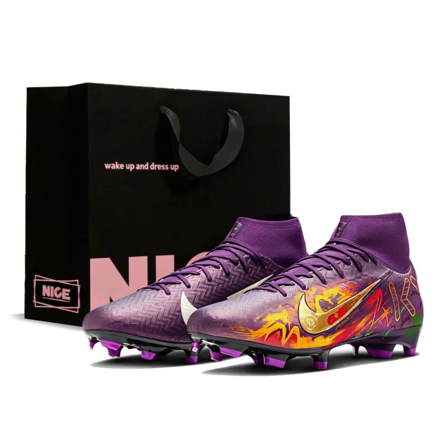 Nike Nike Mercurial Superfly 10 Soccer Shoes Men's High Top Red